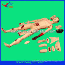 ISO Advanced maniquí de trauma de enfermería médica, accesorios de trauma avanzado